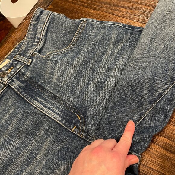 NWT Madewell Sz 28 Curvy Relaxed Bootcut Jean Concho Wash High Rise 32"L NS976 - Picture 5 of 14